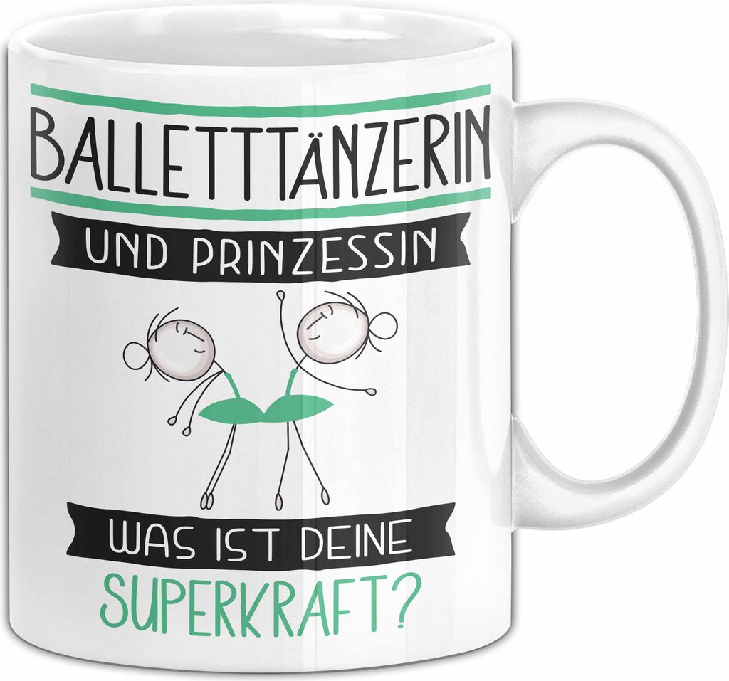 Balletttänzerin Und Prinzessin Tasse Geschenk Für Eine Produktbild 