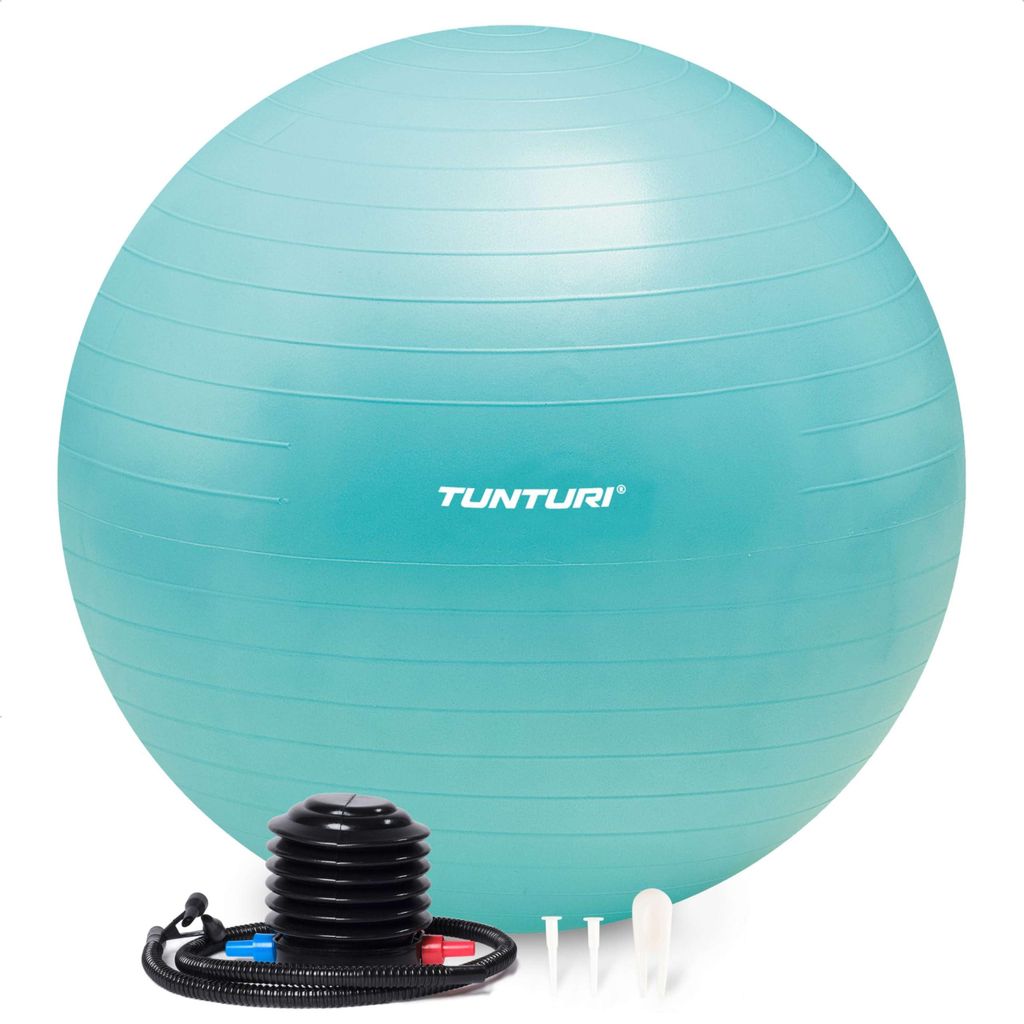 Pelota de fitness Tunturi anti-estallido con bomba - Pelota Imagen del producto 