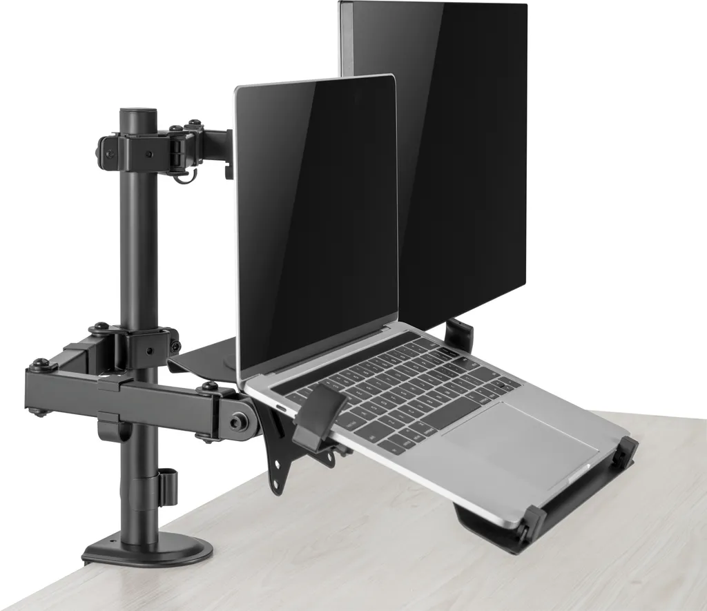 Évitez le Mal de Dos avec le Support Écran et PC Portable Noir BP0175 - 5