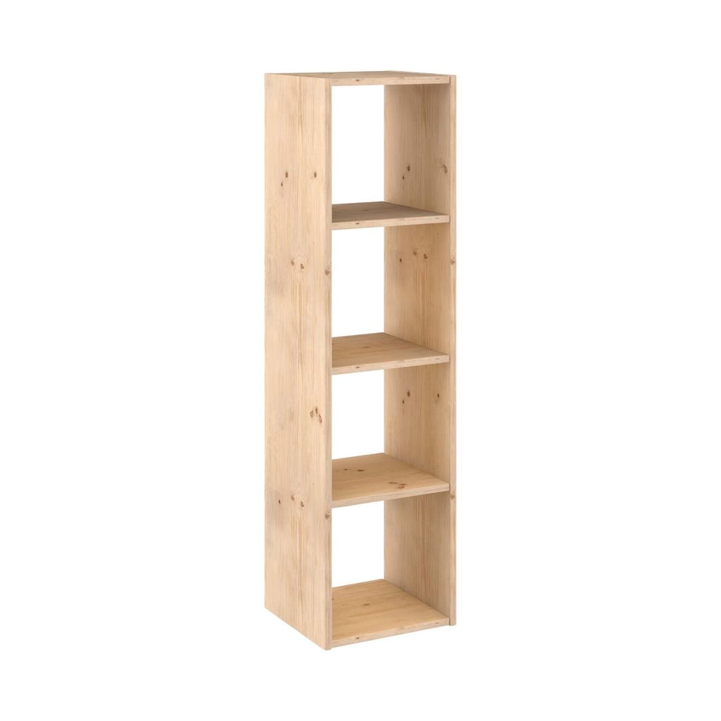Etagère 4 cases bois 140cm - Astigarraga - DINAMIC-4 - Image du produit 