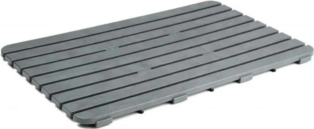 Caillebotis Antidérapant Tatay 5530116 Anthracite 80x50 cm pour Bac