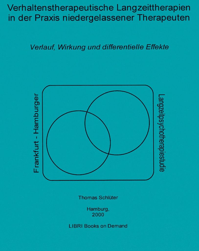 Verhaltenstherapeutische Langzeittherapien in der Praxis niedergelassener Therapeuten