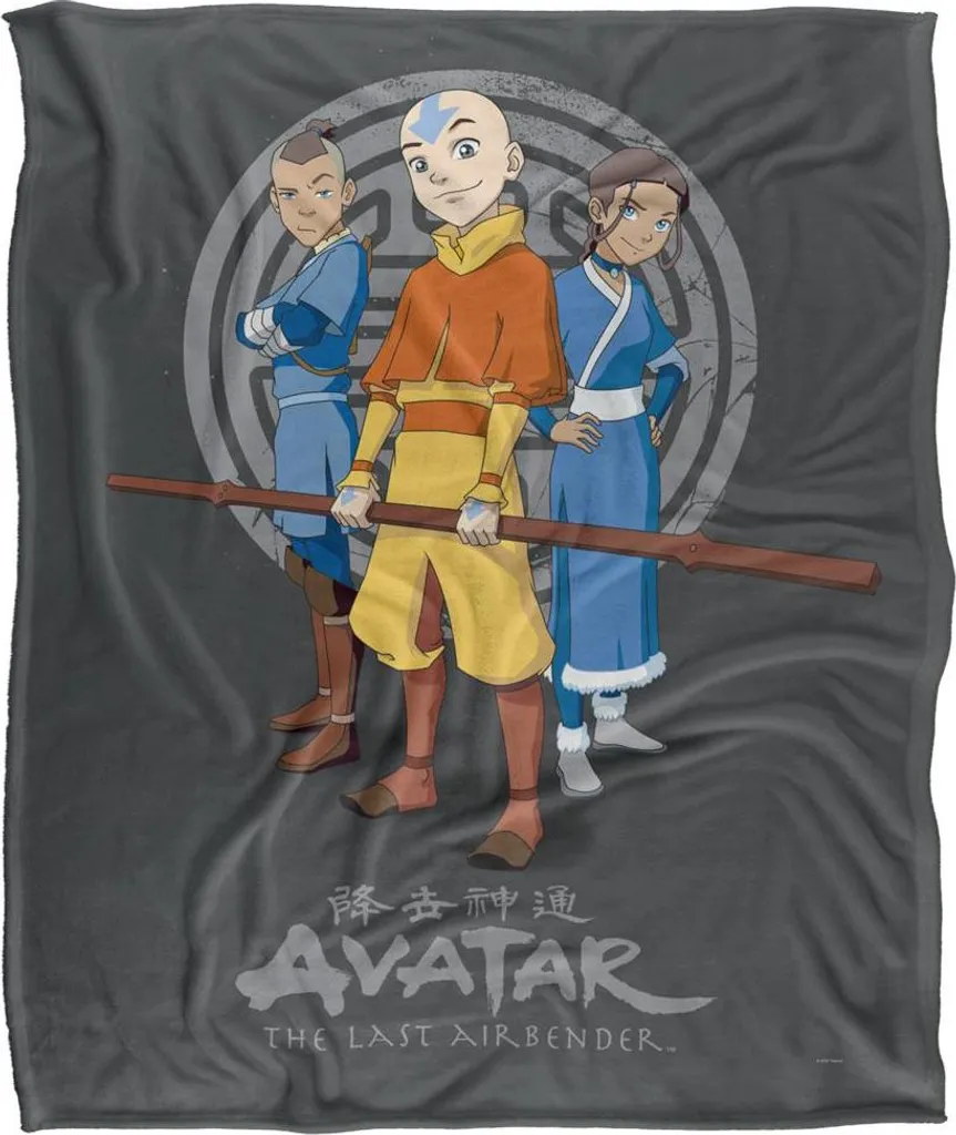 Couverture de Canapé Avatar The Last Airbender Plaid Soyeux Team TV24890