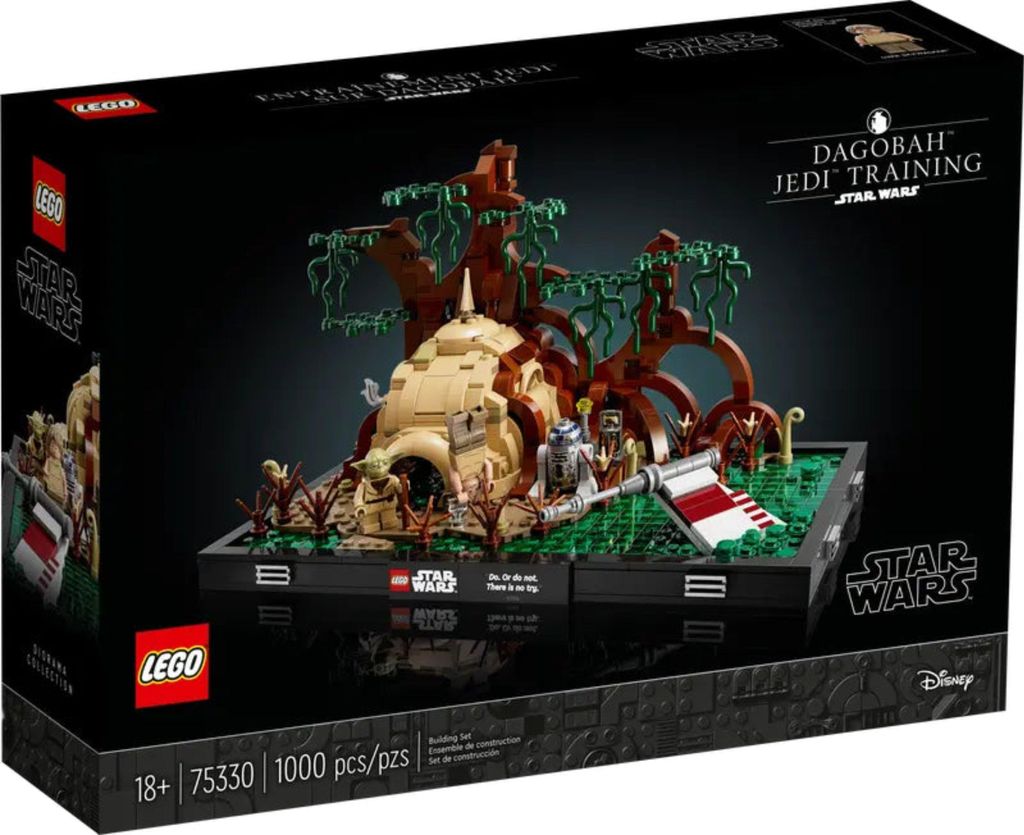 LEGO 75330 Star Wars Jedi Training auf Dagobah – Diorama Produktbild 