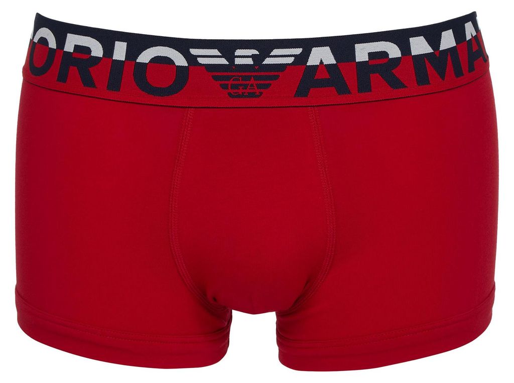 EMPORIO ARMANI Herren Trunk Stretch Baumwolle Megalogo Produktbild 