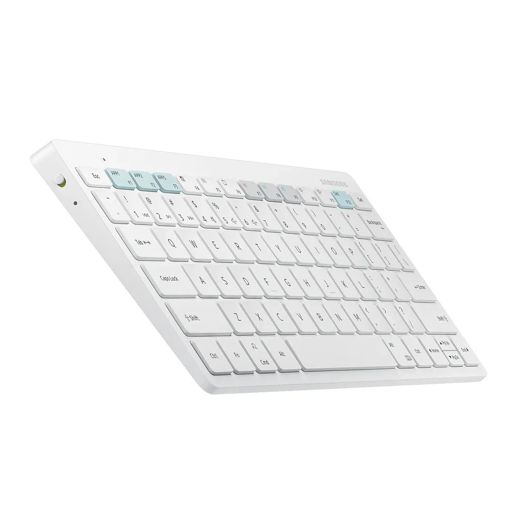 Clavier Mobile pour Samsung Tab : Travaillez Partout en Bluetooth Blanc