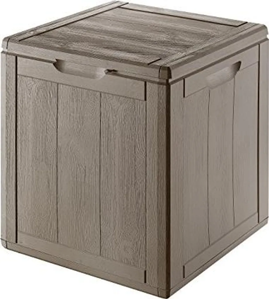 Solution de stockage 90L pour organiser un garage encombré en gris