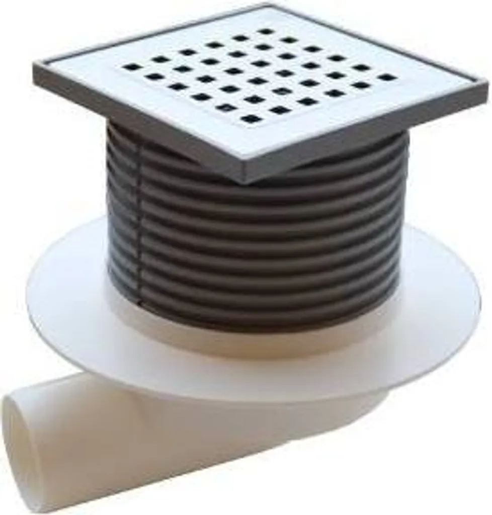Drain de douche italien latéral 50 mm NEPTUN avec grille inox GATE