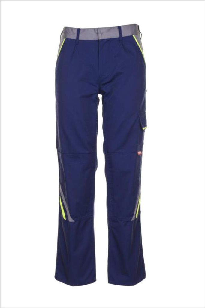 Planam Bundhose Visline, Gr. 48 marine/gelb/zink Produktbild 