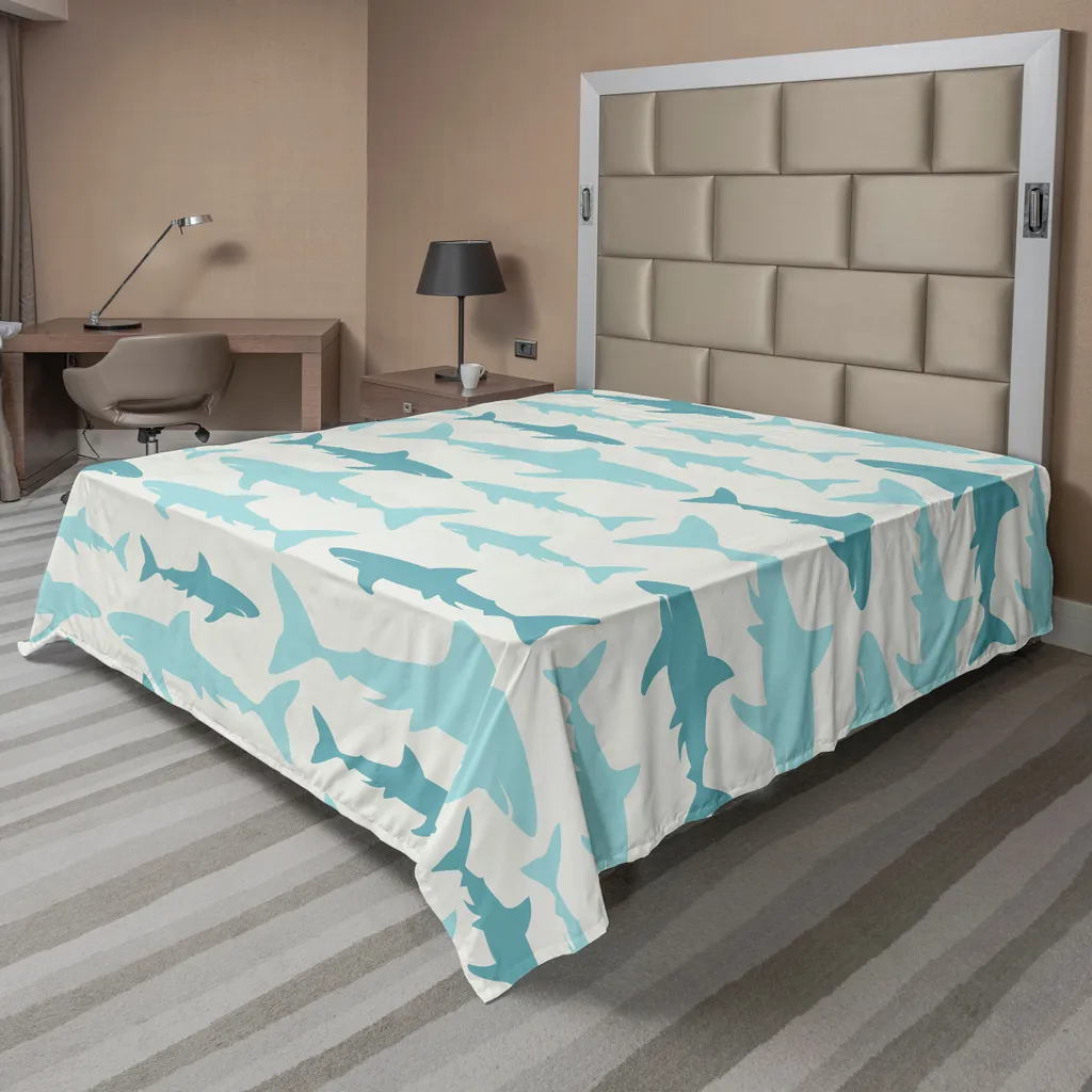 Linge de lit style bord de mer pour chambre d'hôte et décoration