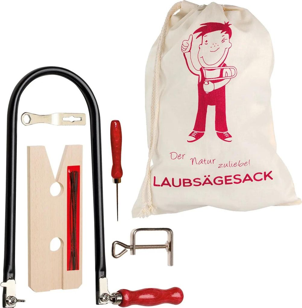 Pebaro Laubsäge-Set kreatives Holzarbeiten für Kinder und Produktbild 