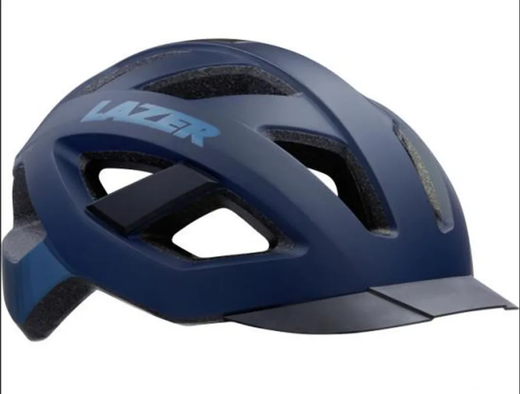 Casque Lazer Cameleon Matte Dark Blue avec filet anti-insectes intégré