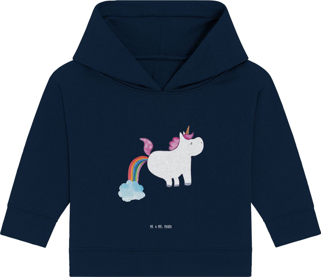 Mr. & Mrs. Panda Organic Baby Hoodie Einhorn Pupsen 24. - Produktbild 