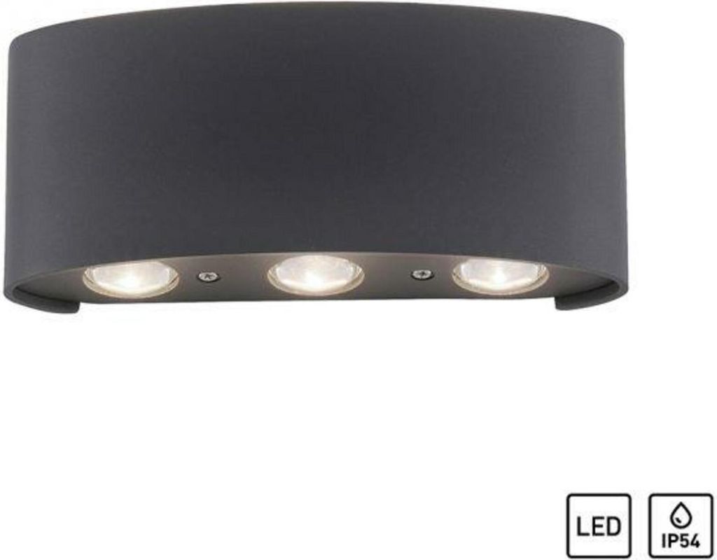 Paul Neuhaus CARLO applique LWH 17x4x8 cm grigio Lampada da Immagine del prodotto 
