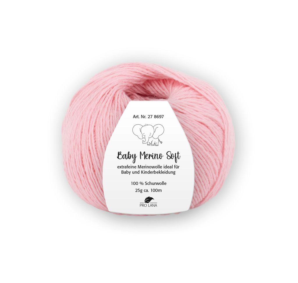 Pro Lana Baby Merino Soft 25g extrafeine Wolle Babywolle Produktbild 