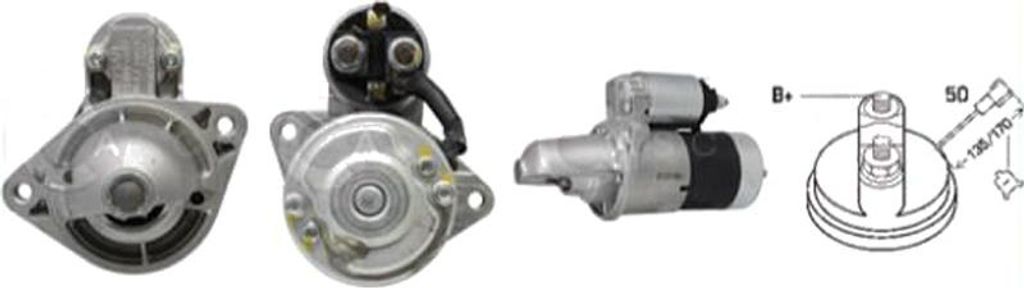 CASCO CST35119AS Starter Anlasser 1,40kW für NISSAN 100 NX (B13) 12V