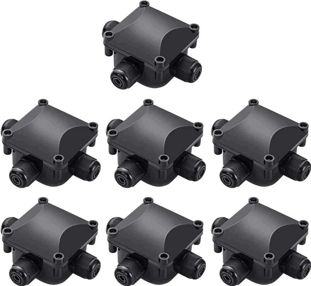 Raccordement électrique extérieur IP68 pour éclairage jardin - 7 pièces