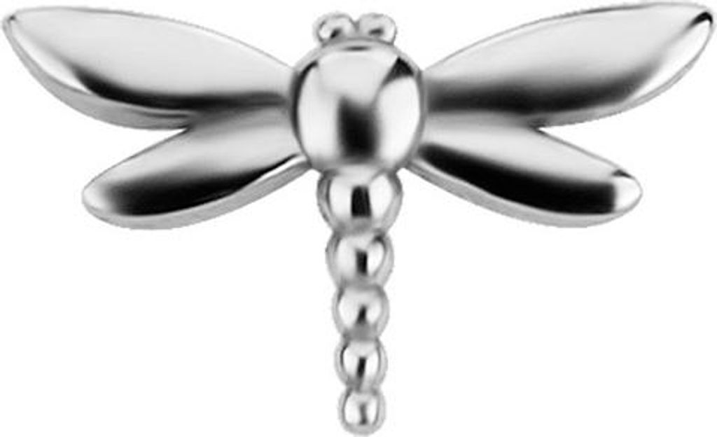 Push-In Mutter Libelle Silber PI-034, 1 Stk.