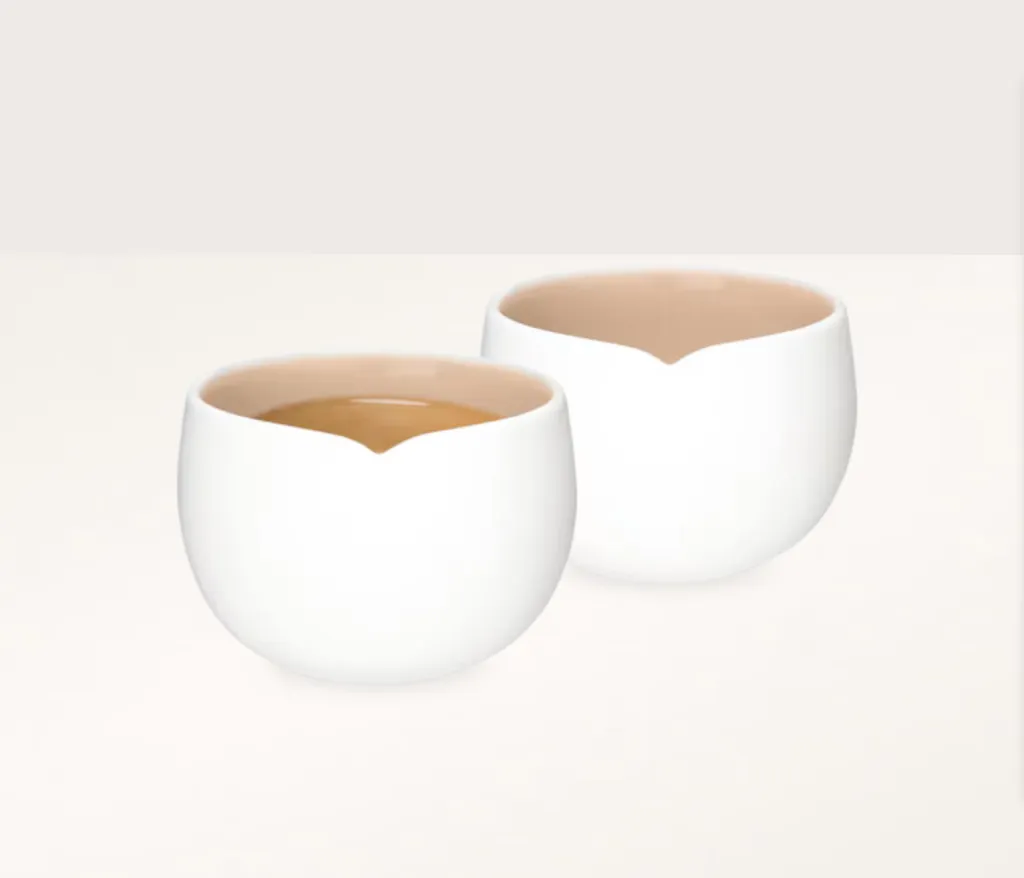 Tasses à espresso Nespresso Origin Collection 2 x 40 ml en porcelaine