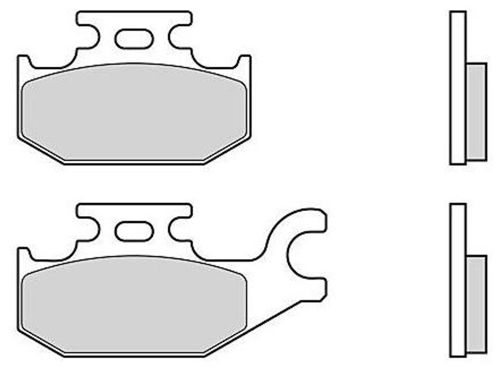 Brembo Bremsbelag Typ CC, Carbon/Keramik mit ABE, Bremsbelag 07070" Satz"