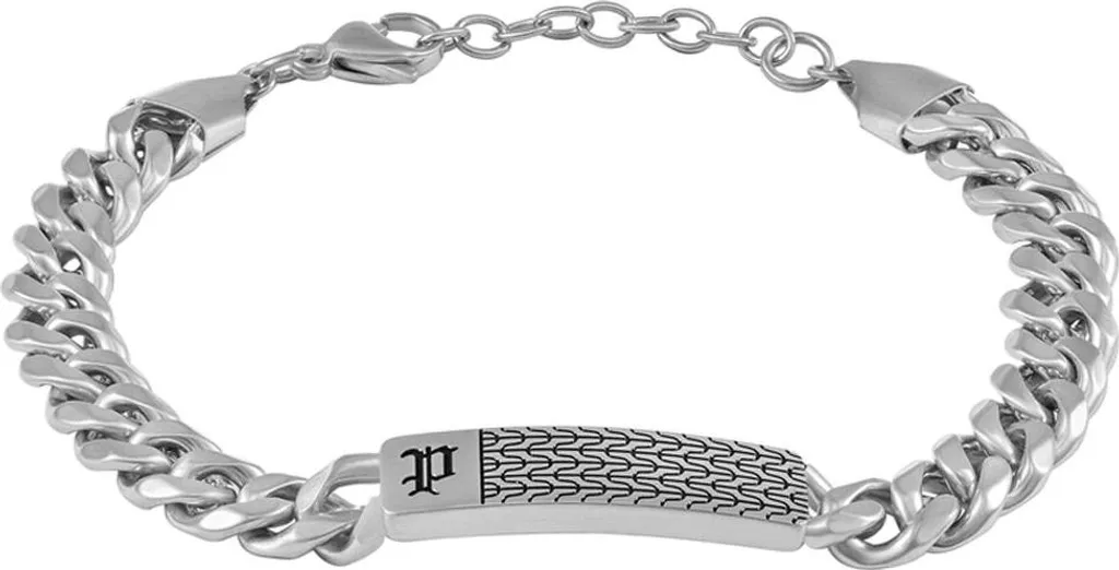 Bracelet Homme Police PEAGB0078101 en Acier Argenté Maillons Chic