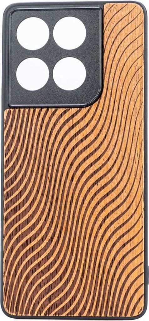 Holzhülle für Motorola Edge 70, Bewood Merbauwellen
