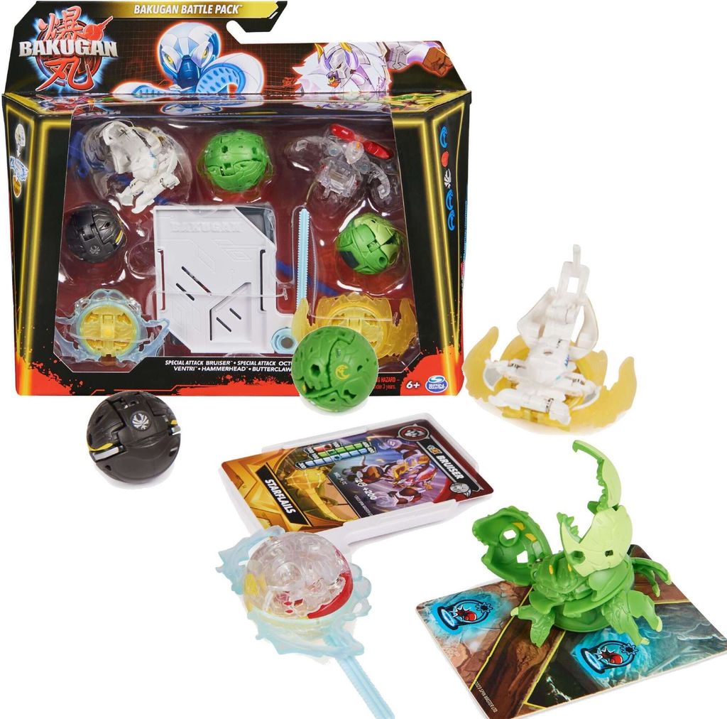 Bakugan Battle Pack Strategie Spiel + Figuren Spezialangriff Bruiser Spezialangriff Octogan
