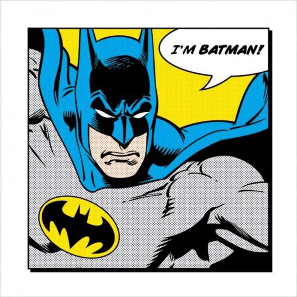 Batman - I'm Batman! - ART PRINT - 40x40cm - Affiche Poster Image du produit 