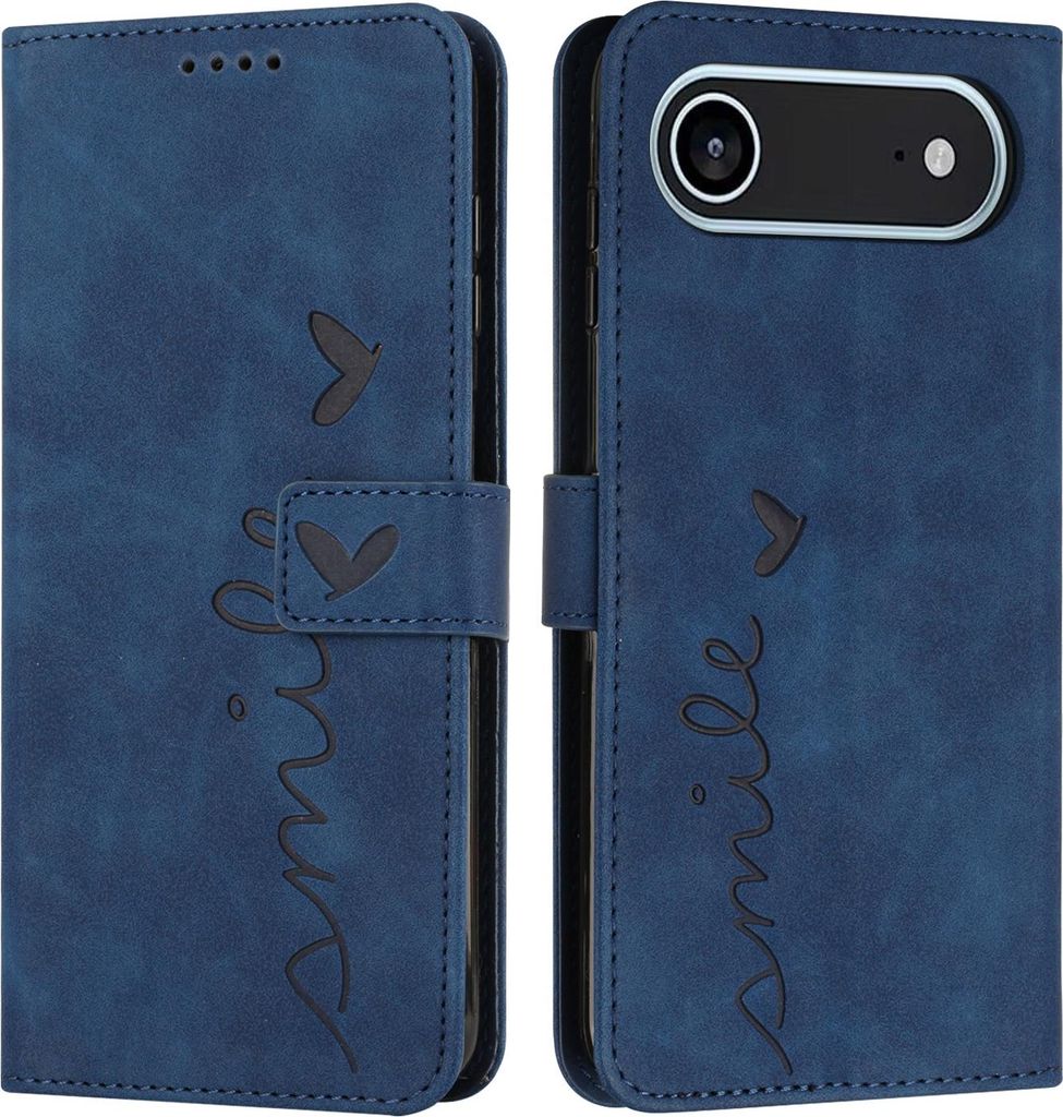 iPhone Air Hülle - Coverup Smile Klapphülle - Blau