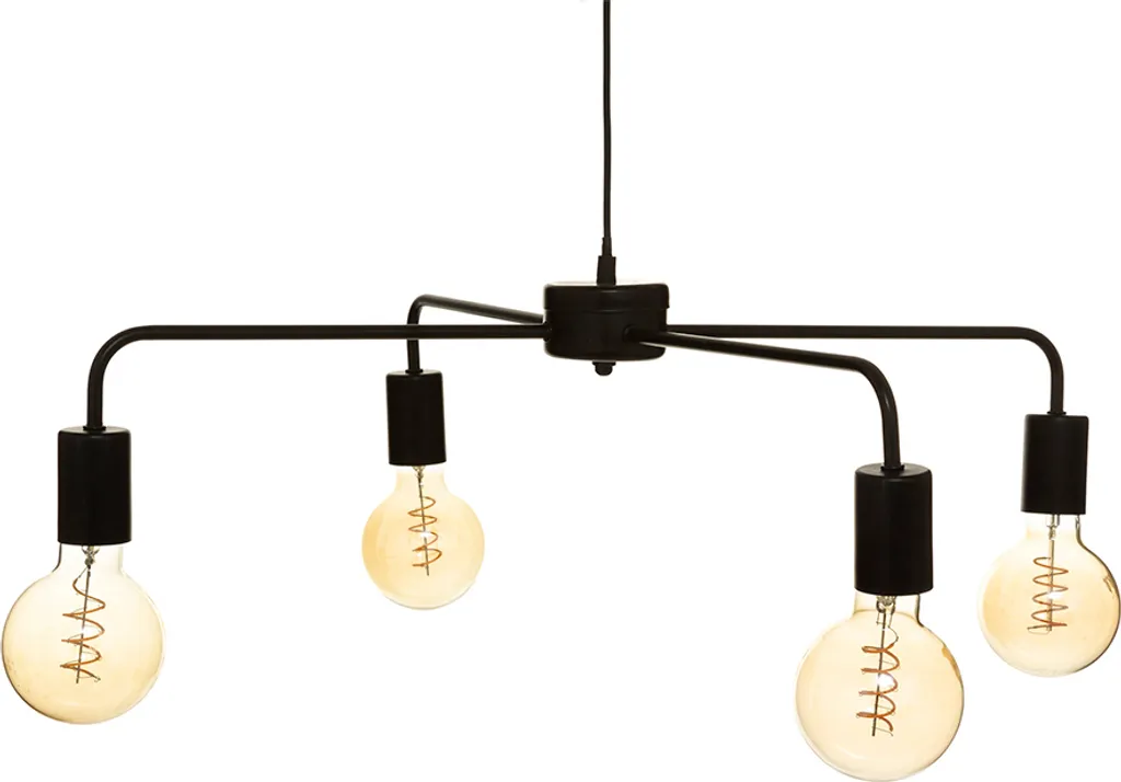 Suspension luminaire noire Casper Eazy Living pour salon ou salle à manger