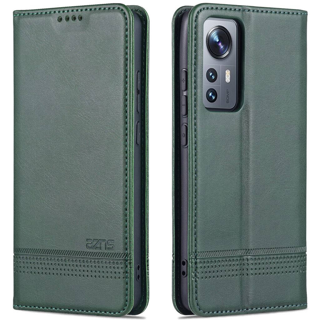 Leder-Hülle Für Xiaomi Mi 12 / 12X – Mit Kartenfächern, Standfunktion & Magnetischem Verschluss | Kaffee-Optik