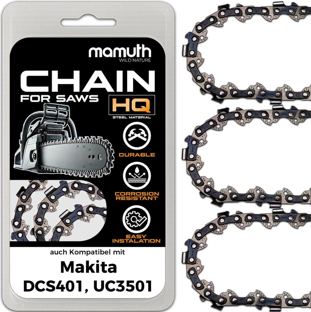 Sägekette Kettensäge 30cm 1,1mm 3/8" 44TG für Makita DCS401, UC3501
