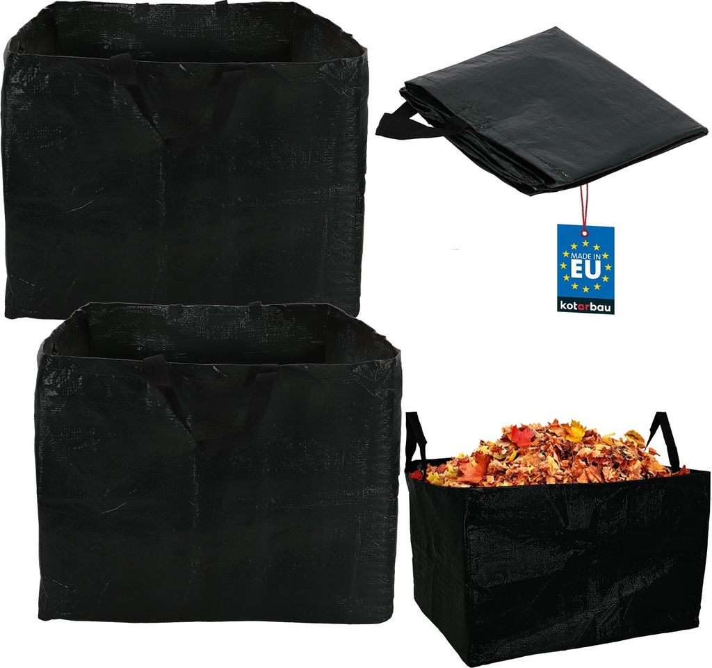 KOTARBAU® 2er Set Gartenabfallsack Mörtelkübel 120 L Produktbild 