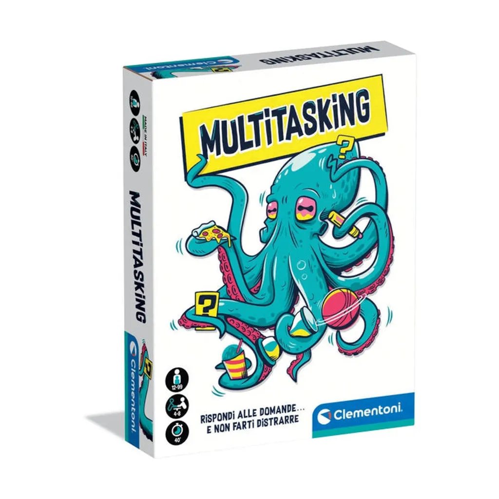 Clementoni Multitasking Jeu de Cartes Party 40 Min d'Ambiance Enfant