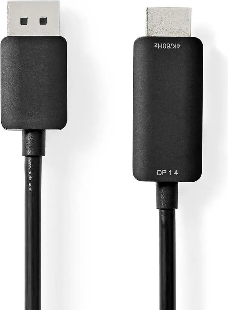 Relier PC DisplayPort à TV HDMI 4K 60Hz sans Perte Signal Câble 2m