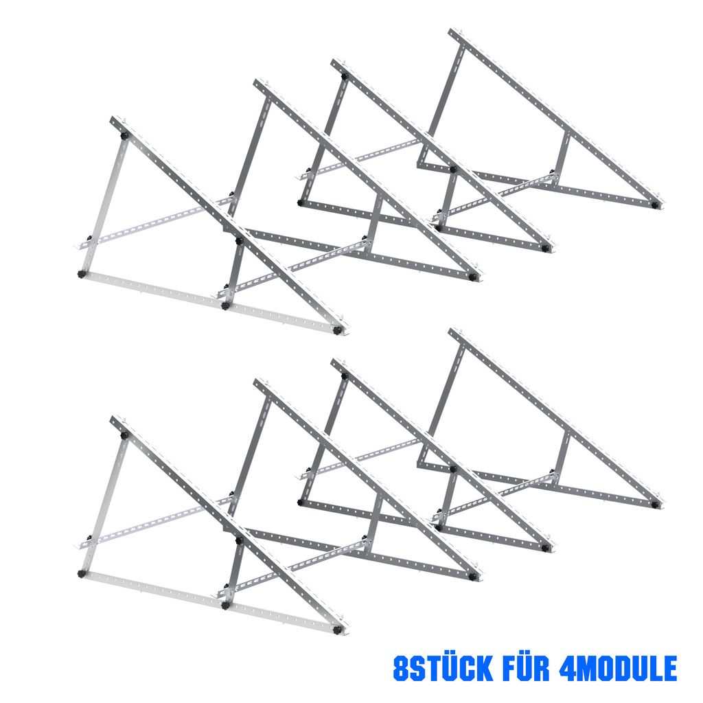118CM Verstärkte Solarpanel Halterung Photovoltaik Aufständerung balkonkraftwerk