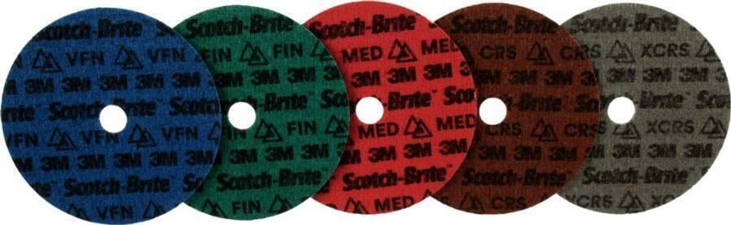 3M Präzisions-Vliesscheibe 125mm fein PN-DH grün/fine Bohrung 22,23mm VE25 (Pack mit 25 St) (7100276268)