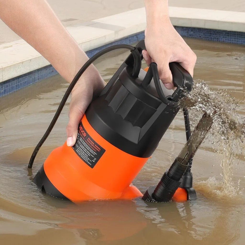 Pompe anti-inondation pour eaux chargées 650W solution vide-cave - 8