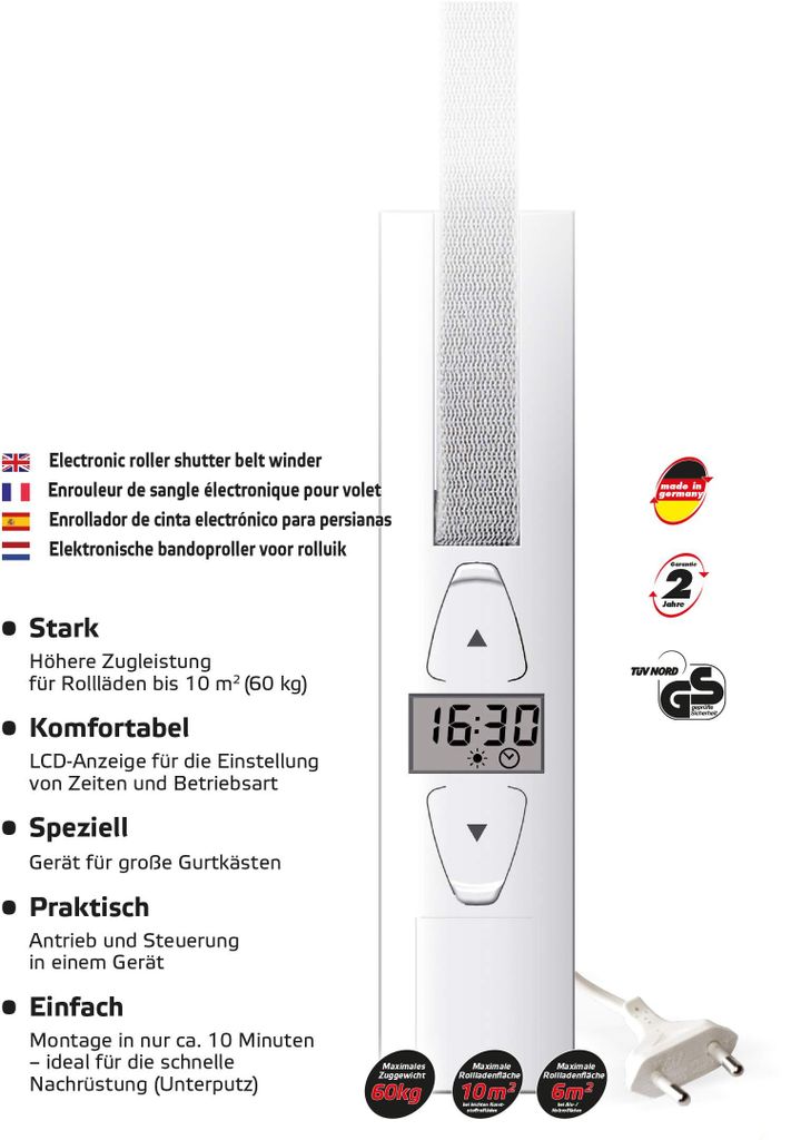 Superrollo GW255 – navíjací mechanizmus pre rolety Comfort Obrázok produktu 