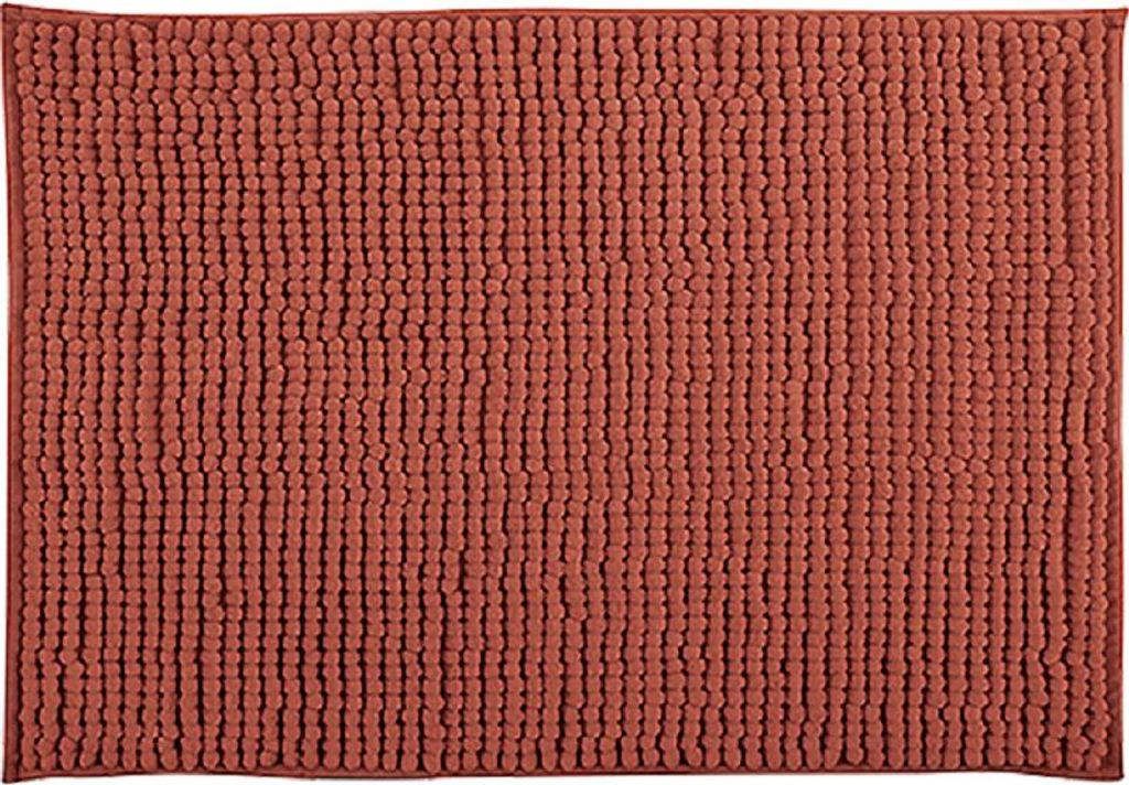 Badteppich MSV CHENILLE 50 x 80 cm terracotta Produktbild 