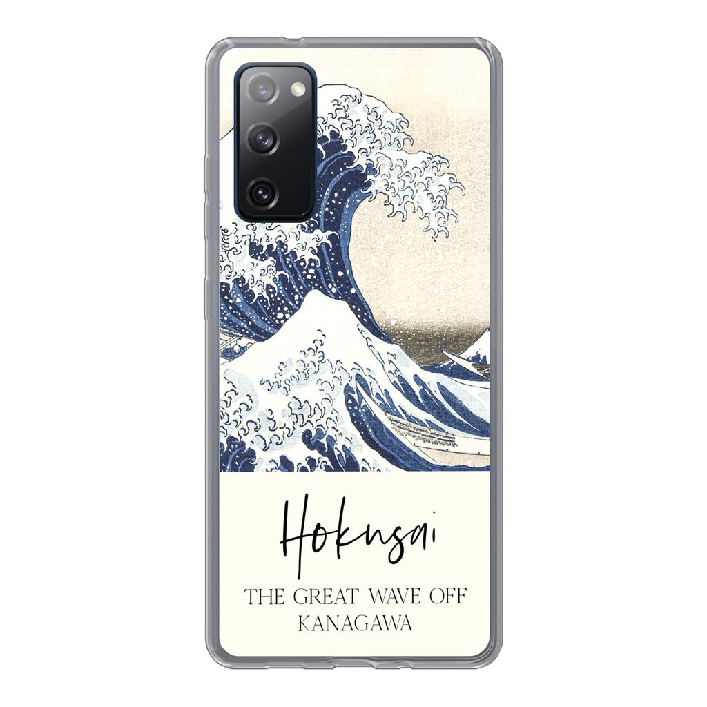 MuchoWow Handyhülle Schutzhülle Hülle für Samsung Galaxy S20 FE Die große Welle von Kanagawa - Katsushika Hokusai Silikon Softcase Handy Hü...