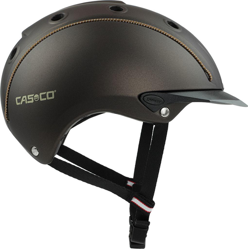 Casco Reithelm Mistrall braun, Größe:S 50-54 cm