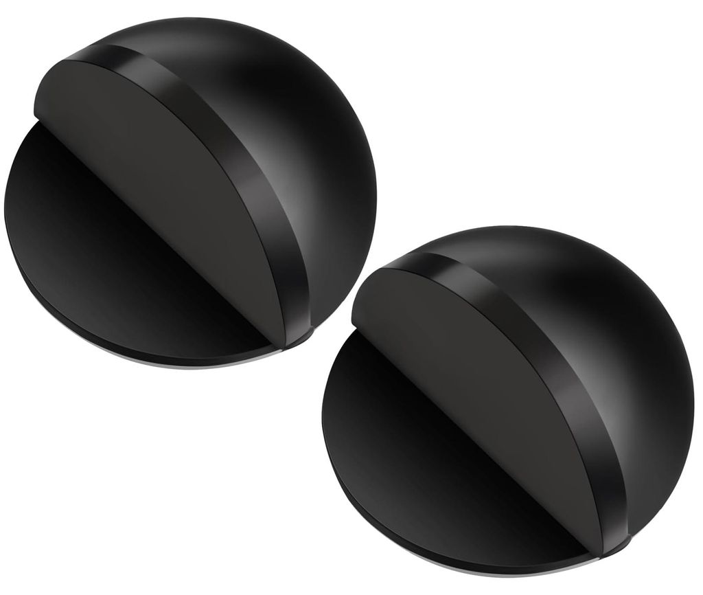 Selbstklebender Türstopper für den Boden, ovaler Türstopper aus Edelstahl, halbmondförmiger Bodenstopper, Wandschutz, polierter Türstopper mit...