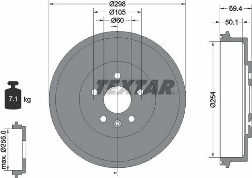 Tambour de frein anti-sifflement pour supprimer les vibrations