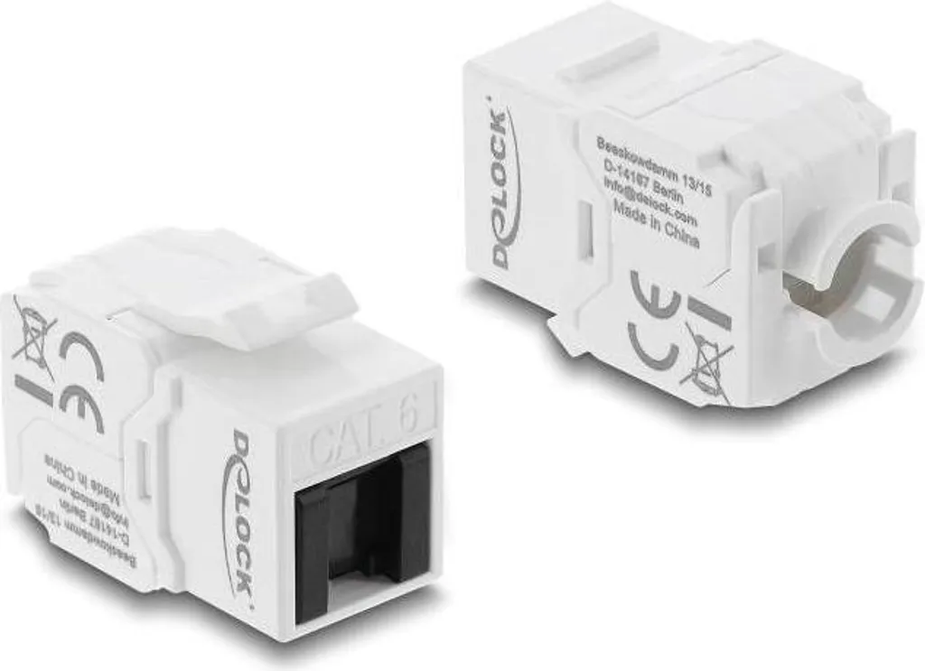 Modulo Keystone RJ45 Cat.6 UTP Delock LSA - Connessione Professionale