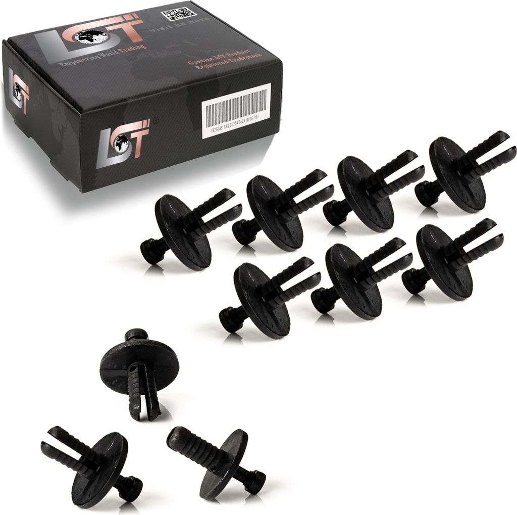 10x Schallisolierung Stirnwand Motorraum Clips Spreizniete FÜR BMW E30