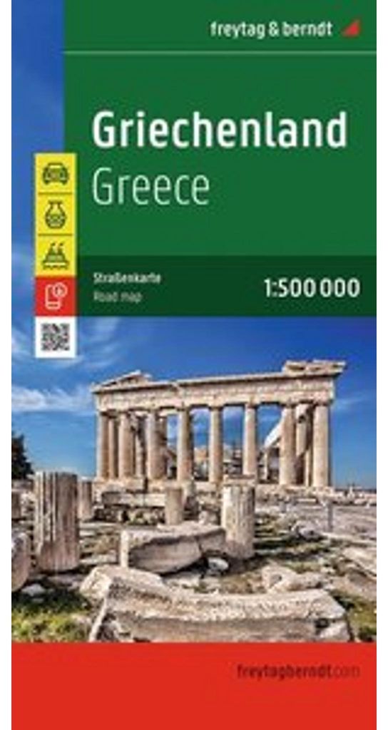 freytag & berndt Straßenkarte Griechenland 1:500.000 Produktbild 