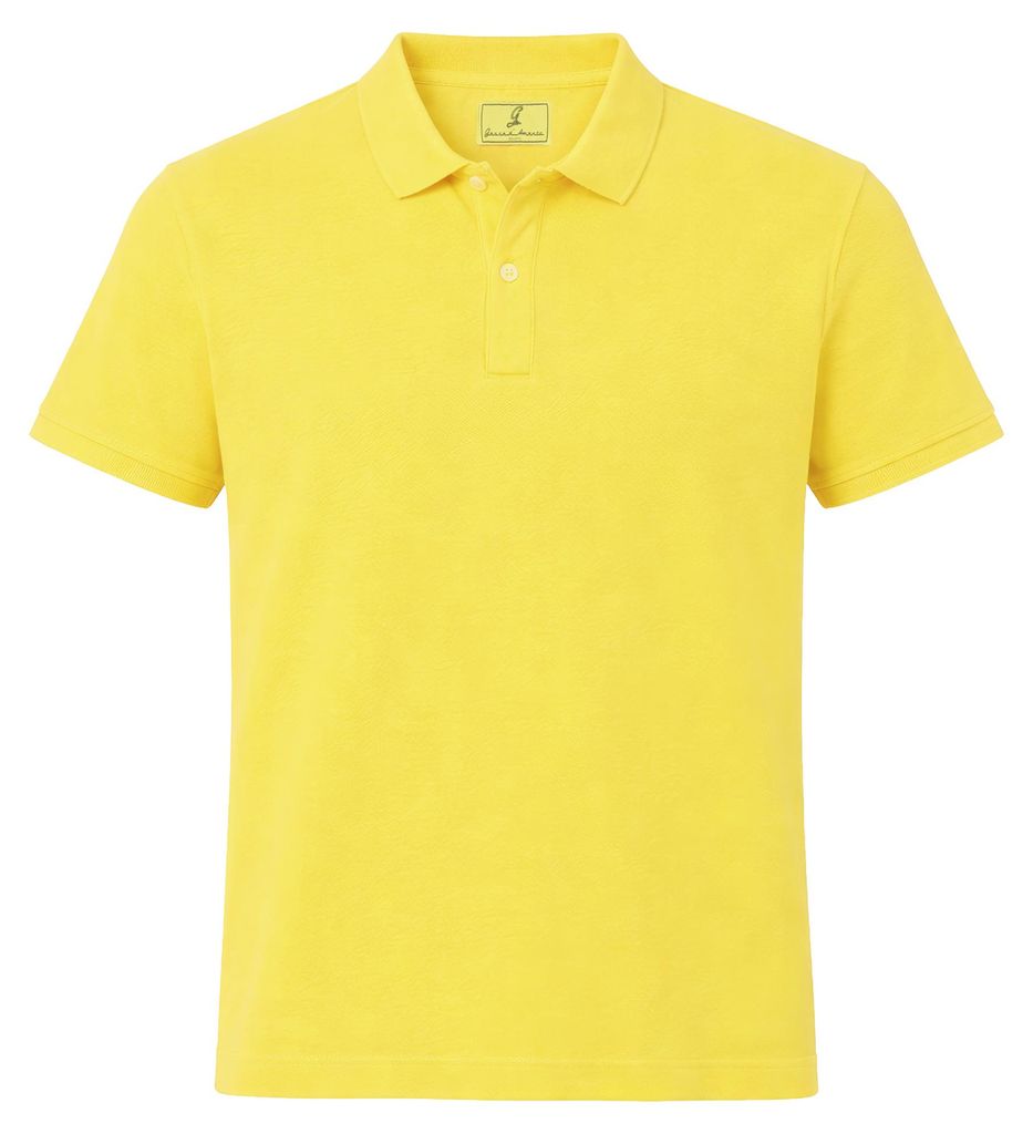Gassa d'Amante Polo-Shirt Venezia mit hochwertiger Piquee Struktur Gelb M