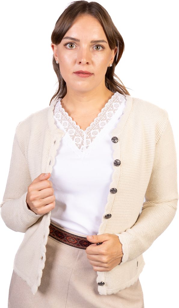 Jacke - Trachtenjacke Damen Mona 38 Taupe