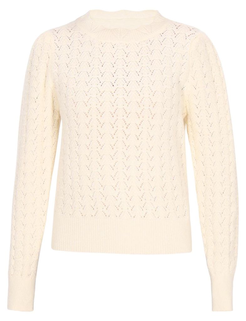 LYNNEA damen pullover - weiß,XS/S
